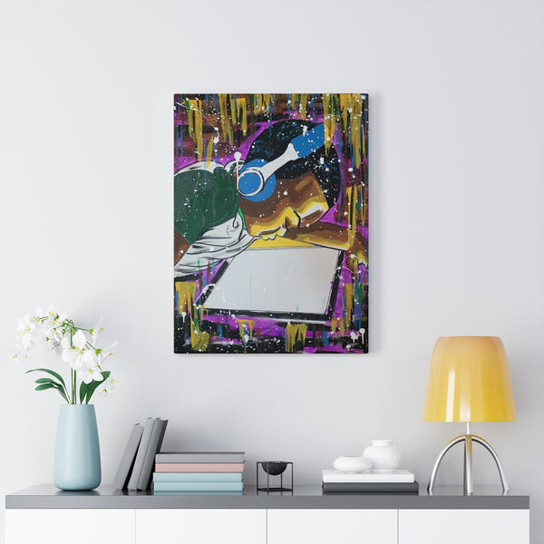 Virtual Learning by Jesse Raudales Canvas Gallery Wraps