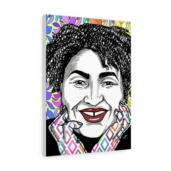 Stacey Abrams by Jesse Raudales Canvas Gallery Prints