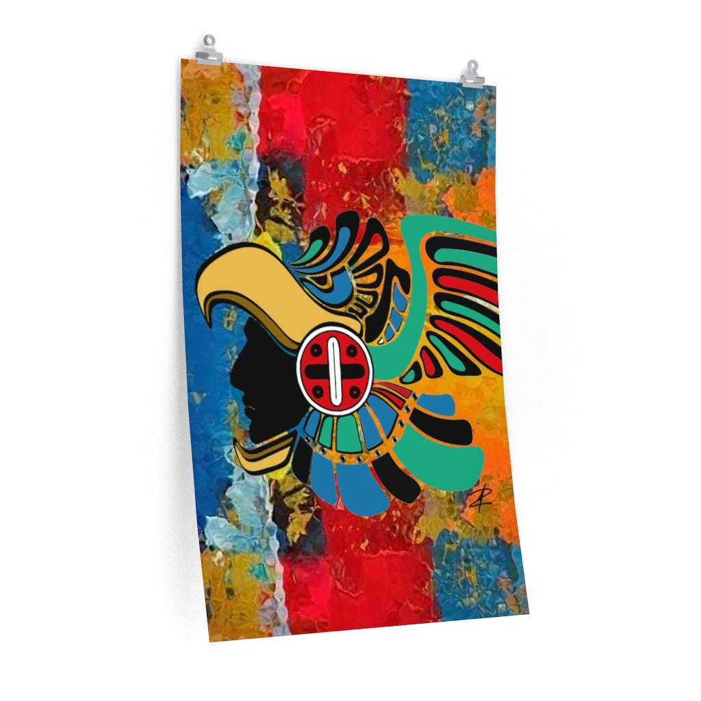 Aztec Otamies by Jesse Raudales Premium Matte vertical posters