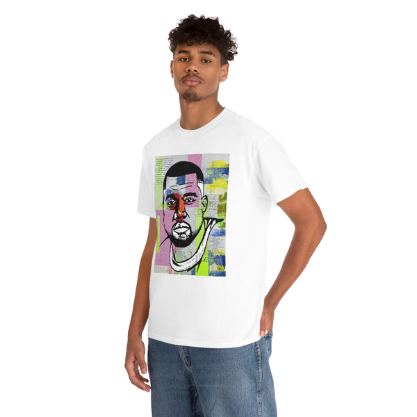 Kanye West by Jesse Raudales Unisex Heavy Cotton Tee