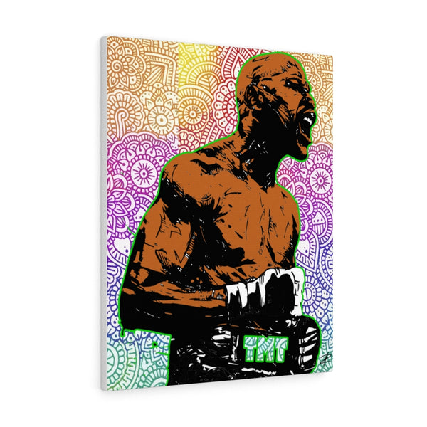 Mayweather by Jesse Raudales Canvas Gallery Wraps