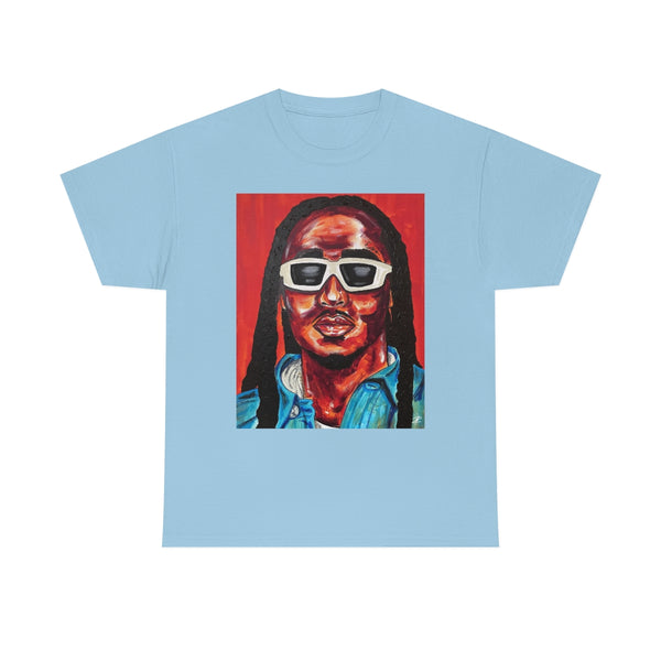Takeoff by Jesse Raudales Unisex Heavy Cotton Tee