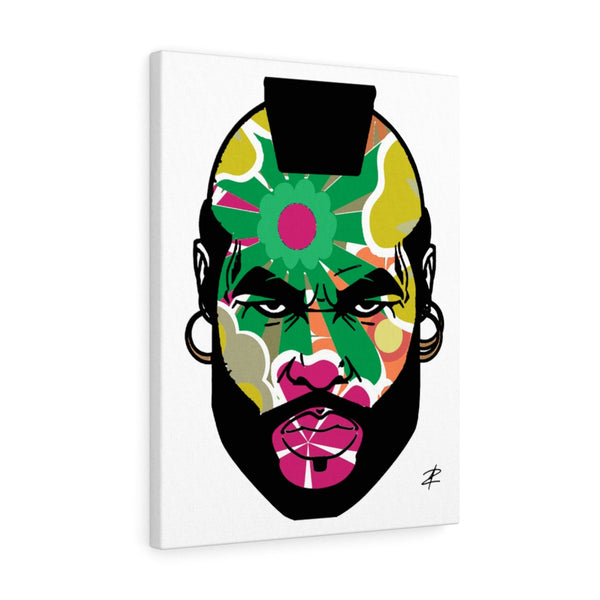 MR T by Jesse Raudales Canvas Gallery Wraps