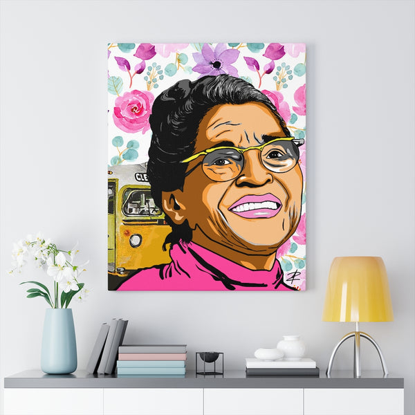 Rosa Parks by Jesse Raudales Canvas Gallery Wraps