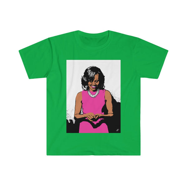 The First Lady by Jesse Raudales Unisex Softstyle T-Shirt